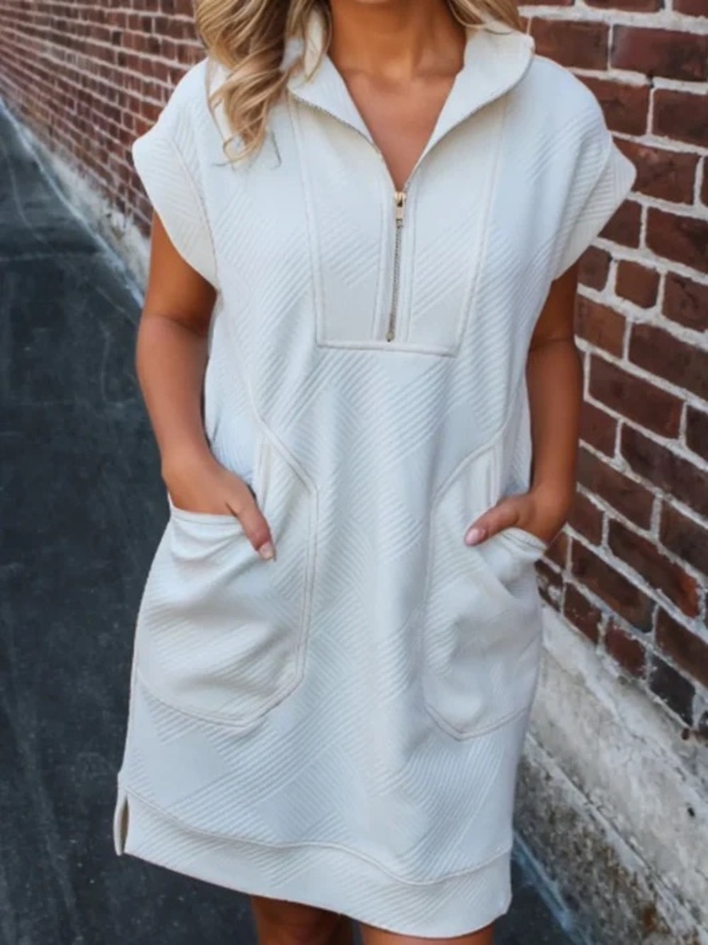 cream dress